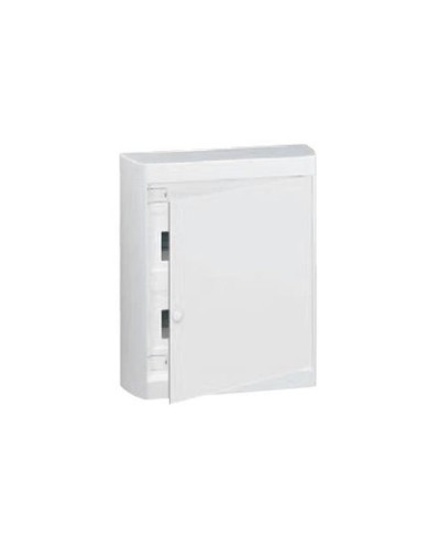 Накладной распределительный щит Nedbox с белой дверью 2 рейки х 12 (+1) модулей Legrand 601237 в Королеве Боксы для автоматов Pintop.ru