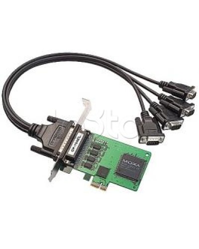 Плата 4-портовая RS-232 для шины PCI Express Moxa CP-104EL-A-DB9M в Королеве Сетевые карты Pintop.ru