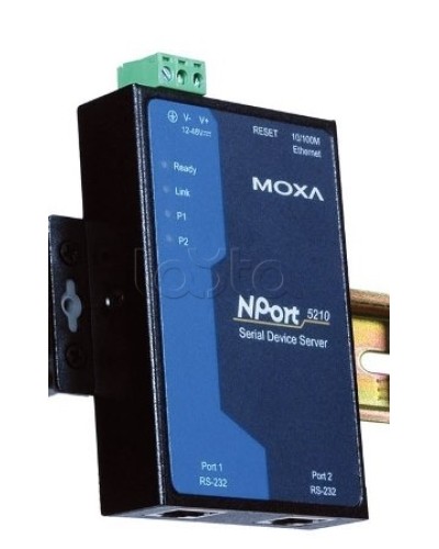 Сервер 2-портовый RS-232 в Ethernet Moxa NPort 5210-T в Королеве Дополнительное оборудование для ОПС Pintop.ru