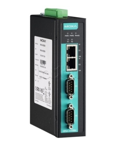 Сервер 2-портовый RS-232/422/485 в Ethernet Moxa NPort IA-5250AI в Королеве Дополнительное оборудование для ОПС Pintop.ru