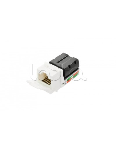 Модуль Keystone Jack RJ-45 категория 5е неэкранированный NIKOMAX NMC-KJUD2-WT в Королеве Модули Keystone Pintop.ru