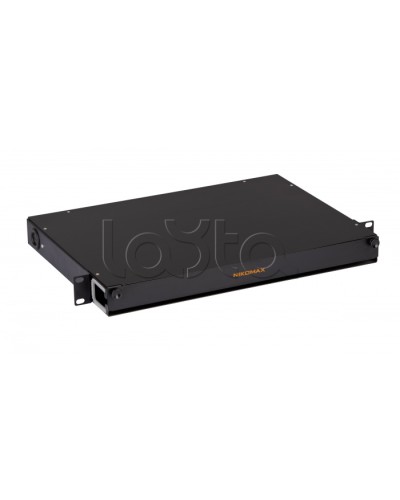 Органайзер оптический 19, 1U NIKOMAX NMC-OKFP-SL-1U-BK в Королеве Кабельные органайзеры Pintop.ru