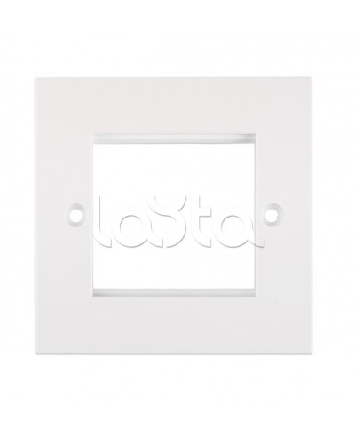 Панель лицевая NIKOMAX NMC-PL1PB-WT в Королеве Аксессуары для кабель-канала Pintop.ru