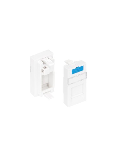 Вставка 22,5x45 KeyStone 1 порт NIKOMAX (NMC-PM1P-PH-WT) в Королеве Аксессуары для кабель-канала Pintop.ru