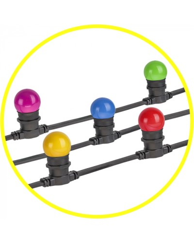 Гирлянда Navigator 93 662 NGF-001-02 (белтлайт 40 10м Е27 черный) в Королеве Источники света(Лампы) Pintop.ru