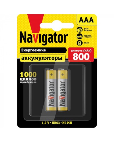 Аккумулятор Navigator 94 461 NHR-800-HR03-BP2 в Королеве Электротехническое оборудование Pintop.ru