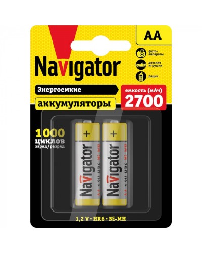 Аккумулятор Navigator 94 465 NHR-2700-HR6-BP2 в Королеве Электротехническое оборудование Pintop.ru