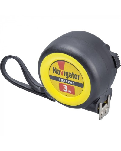 Рулетка Navigator 80 257 NMT-Ru01-A-3-16 (автостоп, 3 м*16 мм) в Королеве Аксессуары для кабель-канала Pintop.ru