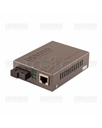 Медиаконвертер Fast Ethernet OSNOVO OMC-100-11S5b в Королеве Медиаконвертеры Pintop.ru