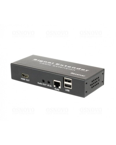 Дополнительный приёмник для комплекта передачи HDMI по сети Ethernet OSNOVO RLN-HiKMDA2 в Королеве Видеоусилители, Модуляторы, Делители Pintop.ru