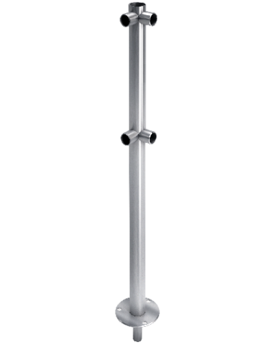 Стойка ограждения съемная L-образная Oxgard ВЗР 1996Р03 в Королеве Ограждения Pintop.ru