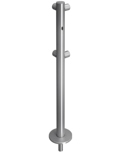 Стойкаограждения съемная L-образная Oxgard ВЗР 1996Р.21-05 в Королеве Ограждения Pintop.ru