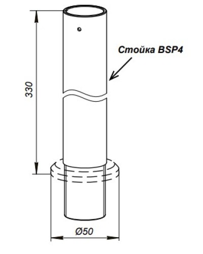 Стойка PERCo-BSP4 в Королеве Дополнительное оборудование для СКУД Pintop.ru