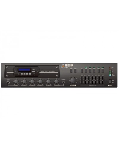 Микшер-усилитель 600 Вт ROXTON MX-600 в Королеве Система оповещения и трансляции Roxton Pintop.ru