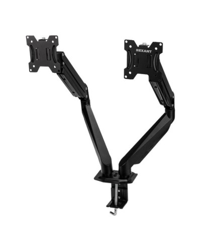 Кронштейн для двух мониторов 13-32, настольный с газлифтом, серия PROFI REXANT 38-0357 в Королеве Системы видеонаблюдения Pintop.ru
