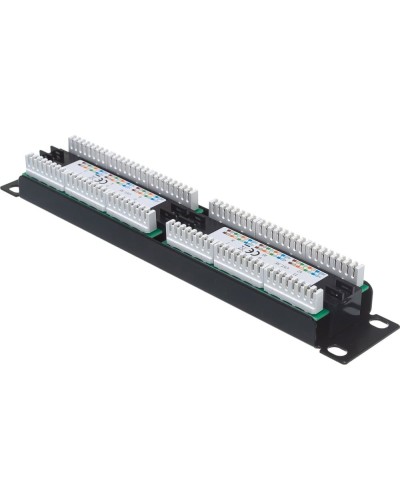 Панель коммутационная 10, 1U, 12 портов UTP, RJ-45, CAT 5e REXANT 04-0025 в Королеве Патч панель Pintop.ru