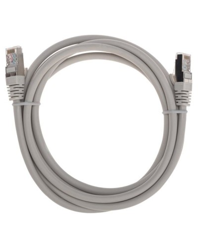 Патч-корд S/FTP, CAT 6A (10G), RJ45-RJ45, 28AWG, LSZH, серый, 2м REXANT 02-0390-2 в Королеве Патчкорды (медные) Pintop.ru