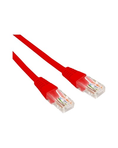 Патч-корд U/UTP, CAT 6, RJ45-RJ45, 26AWG, LSZH, красный, 0,3м REXANT 02-0293-03 в Королеве Патчкорды (медные) Pintop.ru