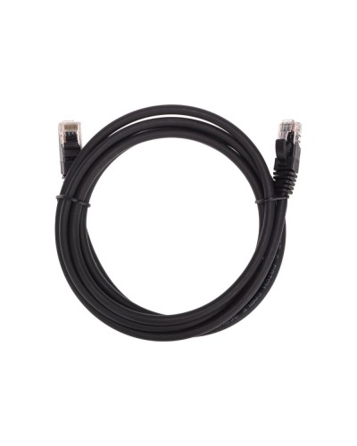 Патч-корд U/UTP, CAT 6, RJ45-RJ45, 26AWG, LSZH, черный, 2м REXANT 02-0292-2 в Королеве Патчкорды (медные) Pintop.ru