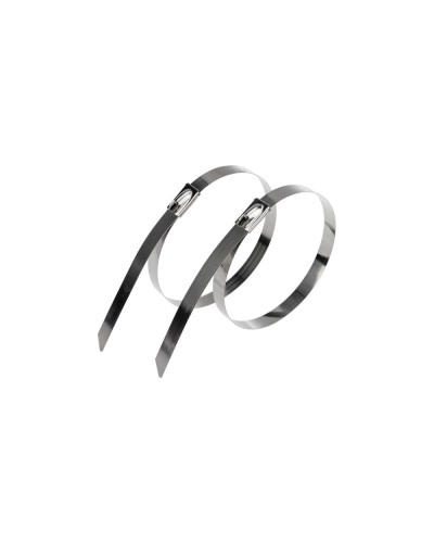 Стяжка кабельная стальная (304) 400x4,6мм (50 шт/уп) REXANT (07-0408) в Королеве Стяжки-хомуты Pintop.ru