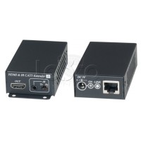 Комплект для передачи HDMI сигнала с ИК повторителем по одному кабелю витой пары SC&T HE02EI