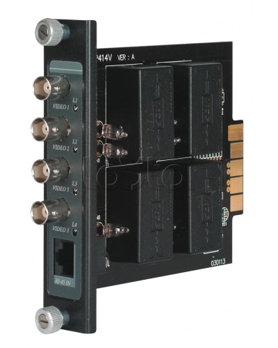 Приемник пассивный 4-х видеосигналов по витой паре, до 600 м SC&T TRP414VH в Королеве Видеоусилители, Модуляторы, Делители Pintop.ru