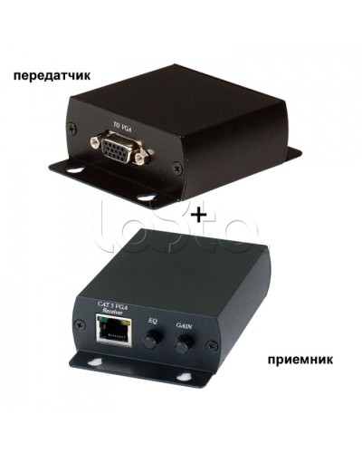 Комплект для передачи VGA сигнала по витой паре SC&T TTA111VGA в Королеве Видеоусилители, Модуляторы, Делители Pintop.ru