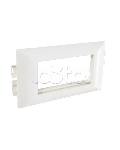 Суппорт с рамкой на 2 поста (45х45) в профиль для кабельных каналов 100х50, 105х50 SPL 100008S в Королеве Аксессуары для кабель-канала Pintop.ru