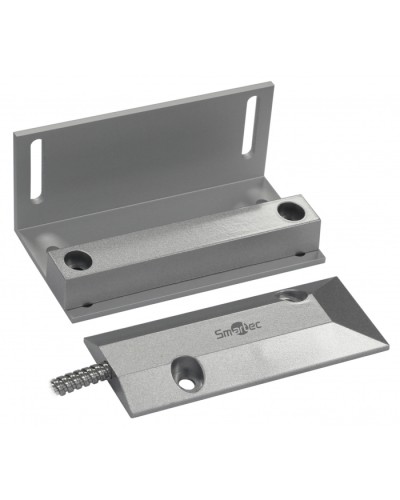 Магнитоконтактный датчик, НР, серебряный, накладной для металлических дверей, металлорукав, зазор 60 мм Smartec ST-DM141NO-SL в Королеве Извещатели охранные Pintop.ru