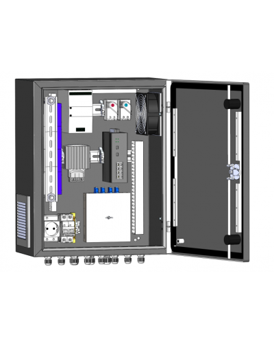 Узел коммутации всепогодный SpaceCam SC-Box-L2-8GP-240-2G-UPS(F) в Королеве Коммутаторы Pintop.ru
