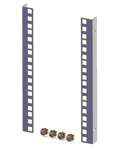 Направляющие для шкафов 18U (2 шт/уп.) TLK TLK-VNI-18U-2 в Королеве Аксессуары для стоек и шкафов Pintop.ru