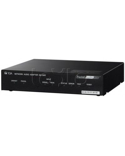 Шлюз передачи аудио, управляющих сигналов через сеть TOA NX-100S W в Королеве Системы оповещения и трансляции TOA Pintop.ru