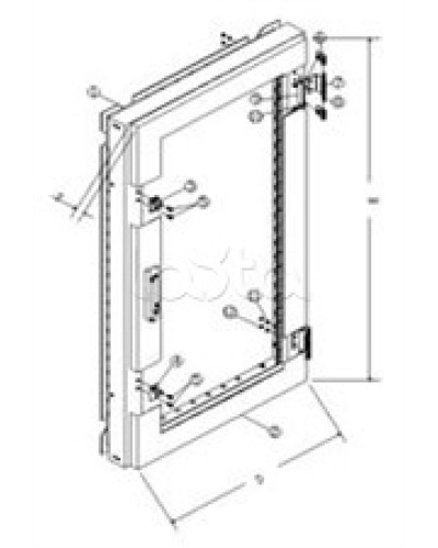 Дверь передняя плексигласовая TOA PGD-22 в Королеве Системы оповещения и трансляции TOA Pintop.ru