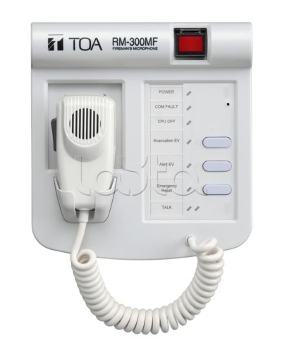 Панель микрофонная пожарная для серии VM-3000 в Королеве Системы оповещения и трансляции TOA Pintop.ru