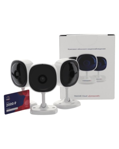 Комплект облачного видеонаблюдения TRASSIR 3TRCloud2000 в Королеве IP-камеры Pintop.ru