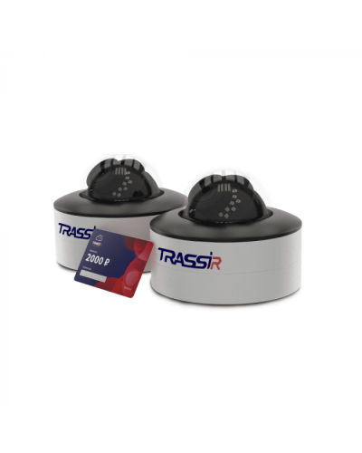 Комплект облачного видеонаблюдения TRASSIR W2D5Street в Королеве IP-камеры Pintop.ru