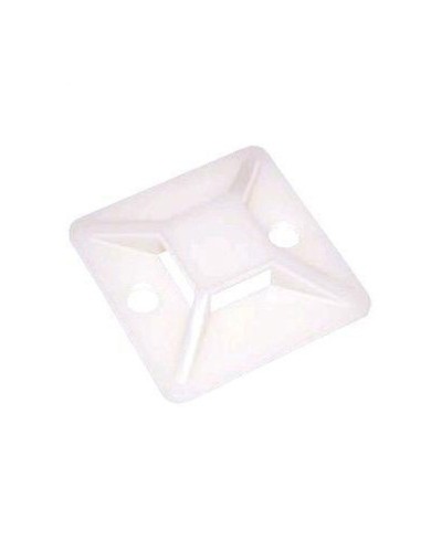 Площадка самоклеящаяся под стяжку, 20х20 мм, белая (100шт.уп) TWT-CV-ATM20 в Королеве Расходные материалы для шкафов и стоек Pintop.ru