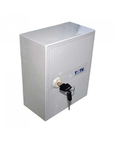 Настенный распределительный бокс, 3 плинта, 30 пар, с замком TWT (TWT-DB10-3P/K) в Королеве Кросс оптический Pintop.ru