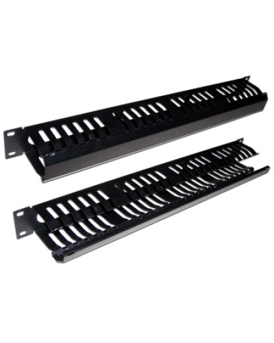 Органайзер кабельный 19 1U c крышкой на 24 порта TWT TWT-ORG/CV24-1U в Королеве Кабельные органайзеры Pintop.ru