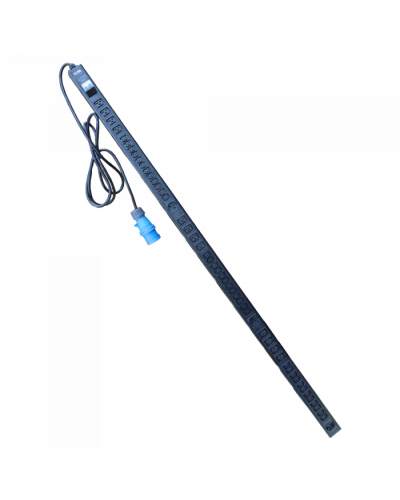 Блок розеток верт. 32A / 250V, 12xC19 + 36xC13 + 3xSchuko, шнур 3 метра, IEC309 TWT (TWT-PDV-12x36x3S-32A) в Королеве Блоки розеток Pintop.ru