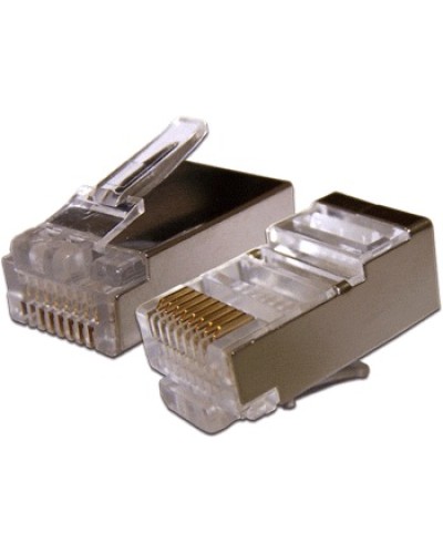 Коннектор RJ45 STP 8P8C, cat.6A TWT TWT-PL45/S-8P8C-6A в Королеве Коннекторы и разъемы Pintop.ru