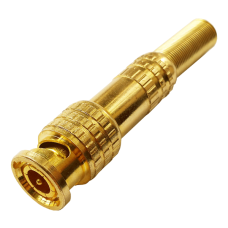 Коннектор Tantos РАЗЪЕМ TS BNC GOLD штекер под винт с пружиной, металл