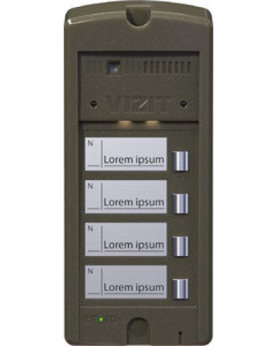 Панель вызова Vizit БВД-306CP-4 в Королеве Многоабонентные устройства Pintop.ru