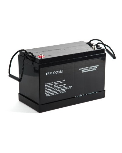 Аккумулятор герметичный Бастион АКБ TEPLOCOM (100Ач) в Королеве Электротехническое оборудование Pintop.ru