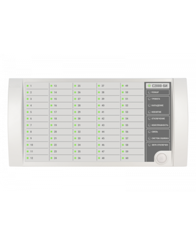 Блок индикации Болид С2000-БИ (2хRS485) в Королеве Охранно-пожарное оборудование Pintop.ru