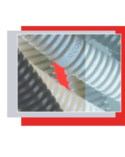 Труба гофр. ПВХ 16 мм (100 м) Экопласт (10016) в Королеве Труба гофрированная Pintop.ru