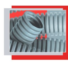 Труба гофрированная ПВХ тяжелая, с зондом диам. 40 мм (20м) Экопласт 11140