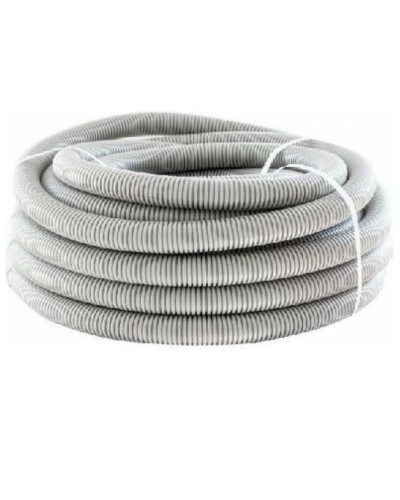 Труба гофр. ПНД HF 50 мм с зондом лёгкая серый (15 м) ОКЛ Экопласт 20150HF в Королеве Труба гофрированная Pintop.ru