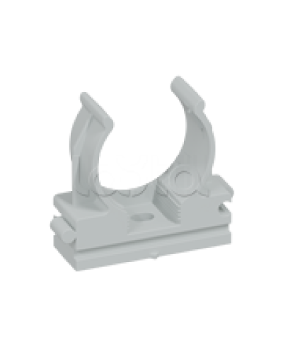 CFQ32 Держатель (клипса) для труб, для монтажного пистолета D32мм, цвет чёрный (1уп=50шт) Экопласт (41532BL) в Королеве Держатели, клипсы, скобы Pintop.ru