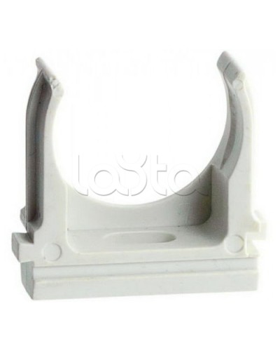 Держатель (клипса) для гофрированной или жесткой гладкой трубы D16 мм Экопласт 41716 в Королеве Держатели, клипсы, скобы Pintop.ru